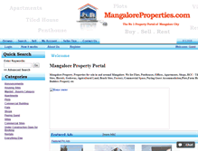 Tablet Screenshot of mangaloreproperties.com